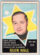 1968-69 O-Pee-Chee Glenn Hall Conn Smythe #215 Good+ Vintage Hockey Card