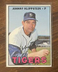 1967 Topps Johnny Klippstein High Number Card #588 Detroit Tigers Card SP 