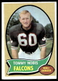 1970 Topps #40 Tommy Nobis Atlanta Falcons VG-VGEX SET BREAK!