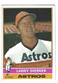 Nice 1976 Topps card of Houston Astros P. Larry Dierker #75..Vg