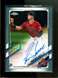 PAVIN SMITH 2021 Topps Chrome On-Card RC Rookie Auto #RA-PS Diamondbacks