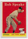 1958 Topps #437 BOB SPEAKE San Francisco Giants (EX-EXMINT) **free shipping**