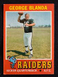 1971 Topps Football Card George Blanda #39 EX Range CF