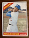 1966 Topps Willie Davis Los Angeles Dodgers #535 Baseball Card SP High#