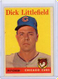 1958 TOPPS DICK LITTLEFIELD #241 CHICAGO CUBS AS SHOWN FREE COMBINED SHIPPING