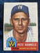 1953 TOPPS Pete Runnels ( WASHINGTON SENATORS ) Card #219