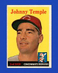 1958 Topps Set-Break #205 Johnny Temple EX-EXMINT *GMCARDS*