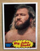 Big John Studd 1985 Topps WWF Rookie Card #12, NM