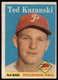 1958 Topps Ted Kazanski #36 Vg-VgEx