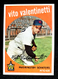 1959 TOPPS "VITO VALENTINETTI" WASHINGTON SENATORS #44 NM/NM+ (COMBINED SHIP)