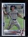 2021 Bowman Chrome Draft Cameron Cauley 1st Prospect Refractor #BDC-192 Rangers