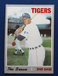 1970 Topps Baseball #152 Ike Brown - Detroit Tigers - EX