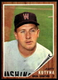 1962 Topps High# #566 Marty Kutyna Washington Senators SP NR-MINT SET BREAK!