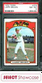 1972 TOPPS #279 LARRY BROWN ATHLETICS PSA 8 SET BREAK