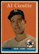 1958 Topps Al Cicotte #382 Vg