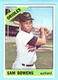 1966 TOPPS BASEBALL #412 SAM BOWENS BALTIMORE ORIOLES NM/NM-