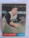 1961 topps baseball #270 Bob Friend