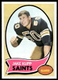 1970 Topps #196 Jake Kupp RC New Orleans Saints EX-EXMINT SET BREAK!