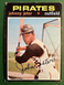 1971 Topps #47 VG Johnny Jeter Pittsburgh Pirates card