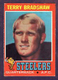 1971 TOPPS TERRY BRADSHAW PITTSBURGH STEELERS ROOKIE #156  VG+