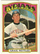 GRAIG NETTLES-THIRD BASE-CLEVELAND INDIANS-1972 TOPPS #590-GREAT SHAPE