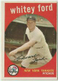 1959 Topps Baseball #430 HOF WHITEY FORD - NEW YORK YANKEES