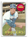 1969 Topps John Purdin (Dodgers) #161 NR-MT Centered Sharp Corners FREE SHIPPING