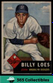 1953 Topps MLB Billy Loes #174 Baseball Brooklyn Dodgers