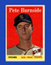 1958 Topps Set-Break #211 Pete Burnside EX-EXMINT *GMCARDS*