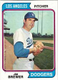 JIM BREWER-PITCHER-LOS ANGELES DODGERS-1974 TOPPS #189 -GREAT SHAPE