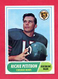 1968 Topps Football # #101 b Richie Petitbon Low Grade