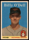 1958 Topps Billy O'Dell #84 Ex-ExMint