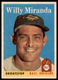 1958 Topps Willy Miranda #179 ExMint