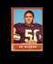 1963 TOPPS FOOTBALL #106 RIP HAWKINS, MINNESOTA VIKINGS EXCELLENT SHARP CARD!