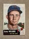 TOPPS 1953 BASEBALL CARD #120 DAVEY WILLIAMS