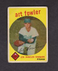 1959 Topps Baseball Card #508 Art Fowler Los Angeles Dodgers GOOD Vintage High #