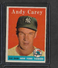 1958 Topps Set-Break #333 Andy Carey Yankees NM