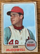 1968 Topps Sam McDowell Cleveland Indians #115 EX-NM