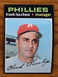 1971 Topps Baseball #119 Frank Lucchesi - Philadelphia Phillies EX+ (B)