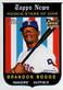 2008 Topps Heritage #518 Brandon Boggs RC Texas Rangers