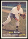 1957 Topps #36 Bob Grim, New York Yankees.  Ex+/ExMt