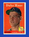 1958 Topps Set-Break #228 Duke Maas EX-EXMINT *GMCARDS*