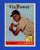 1958 Topps Set-Break #406 Vic Power EX-EXMINT *GMCARDS*