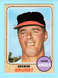 1968 TOPPS BASEBALL #347 GEORGE BRUNET CALIFORNIA ANGELS NM