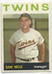 1964 Topps #54 Sam Mele- Minnesota Twins-Excellent Condition