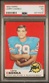 Larry Csonka Miami Dolphins 1969 Topps #120 PSA 3 VG