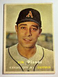 1957 Topps #402 Jim Pisoni RC VG/VGEX A3