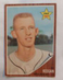 1962 ED KEEGAN TOPPS *ROOKIE* BASEBALL CARD #249 VG-EX