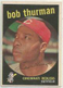 1959 Topps Baseball #541 Bob Thurman, Reds HI#