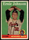 1958 Topps Ernie Johnson Milwaukee Braves #78 C23